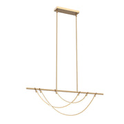Alora LP317448 Aryas 48" LED Linear Pendant - Vintage Brass