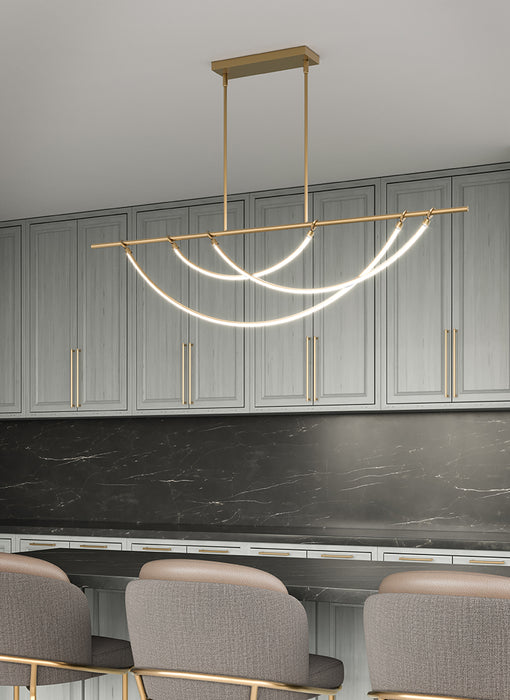 Alora LP317448 Aryas 48" LED Linear Pendant