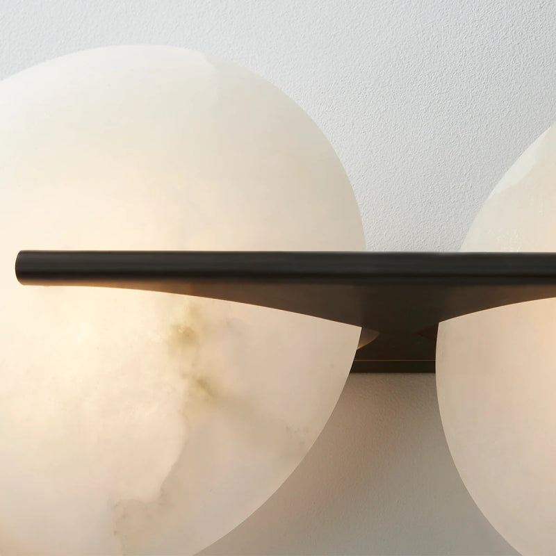 Corbett 418-21 Asteria 2-lt 21" Tall LED Wall Sconce-Black Brass