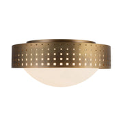 Kuzco FM70814 Astoria 14" Flush Mount - Vintage Brass
