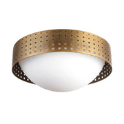 Kuzco FM70814 Astoria 14" Flush Mount - Vintage Brass
