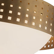 Kuzco FM70814 Astoria 14" Flush Mount - Vintage Brass