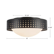 Kuzco FM70814 Astoria 14" Flush Mount