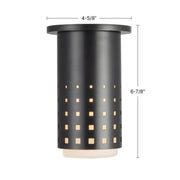 Kuzco SF70807 Astori 1-lt 7" Tall Semi-Flush Mount