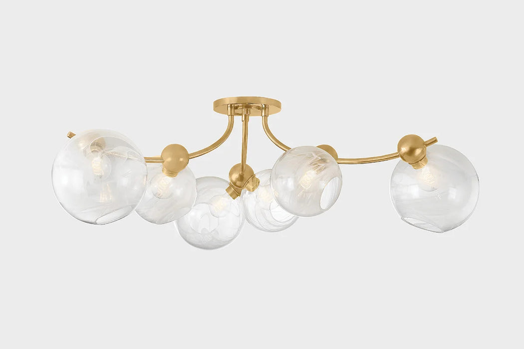 Corbett 450-54 6-lt 54" Semi Flush