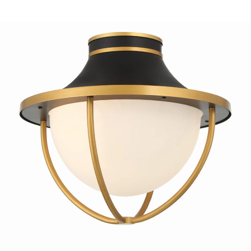 Crystorama ATL-700 Atlas 2-lt 14" Outdoor Semi Flush