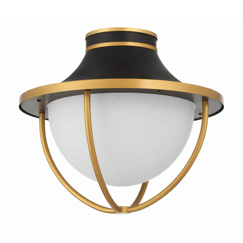 Crystorama ATL-700 Atlas 2-lt 14" Outdoor Semi Flush