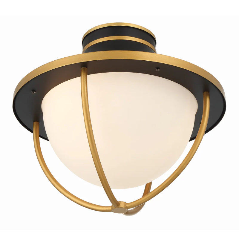 Crystorama ATL-700 Atlas 2-lt 14" Outdoor Semi Flush