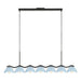 Kuzco LP57642 Atlas 7-lt 42" Linear Pendant - Cerulean