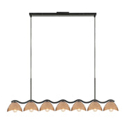 Kuzco LP57642 Atlas 7-lt 42" Linear Pendant - Peach