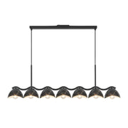 Kuzco LP57642 Atlas 7-lt 42" Linear Pendant - Black