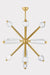 Corbett 452-50 Atom 13-lt 50" LED Chandelier
