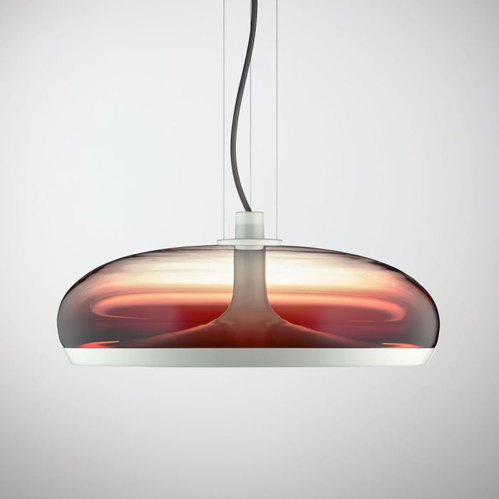 Leucos Aurelia Bold S45 2-lt 18" LED Pendant, Single Switch