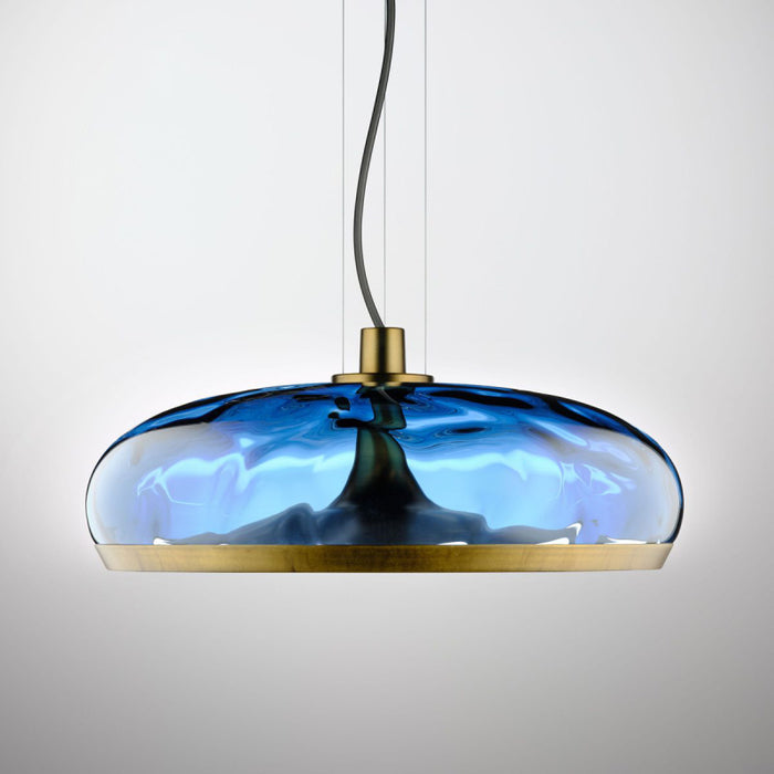 Leucos Aurelia Bold S45 2-lt 18" LED Pendant, Single Switch