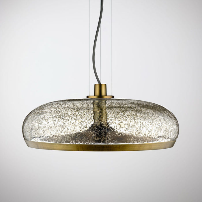 Leucos Aurelia Bold S45 2-lt 18" LED Pendant, Single Switch