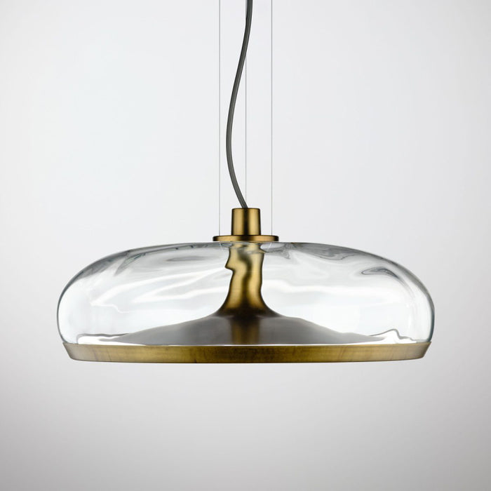 Leucos Aurelia Bold S45 2-lt 18" LED Pendant, Single Switch