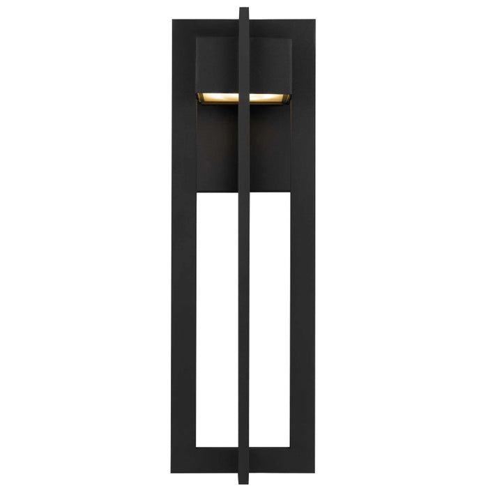 Alteck Lighting AW0002-3CCT-W 4 Bar 1-lt 18" Tall LED Outdoor Wall Sconce, 3CCT Selectable