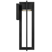 Alteck Lighting AW0002-3CCT-W 4 Bar 1-lt 18" Tall LED Outdoor Wall Sconce, 3CCT Selectable
