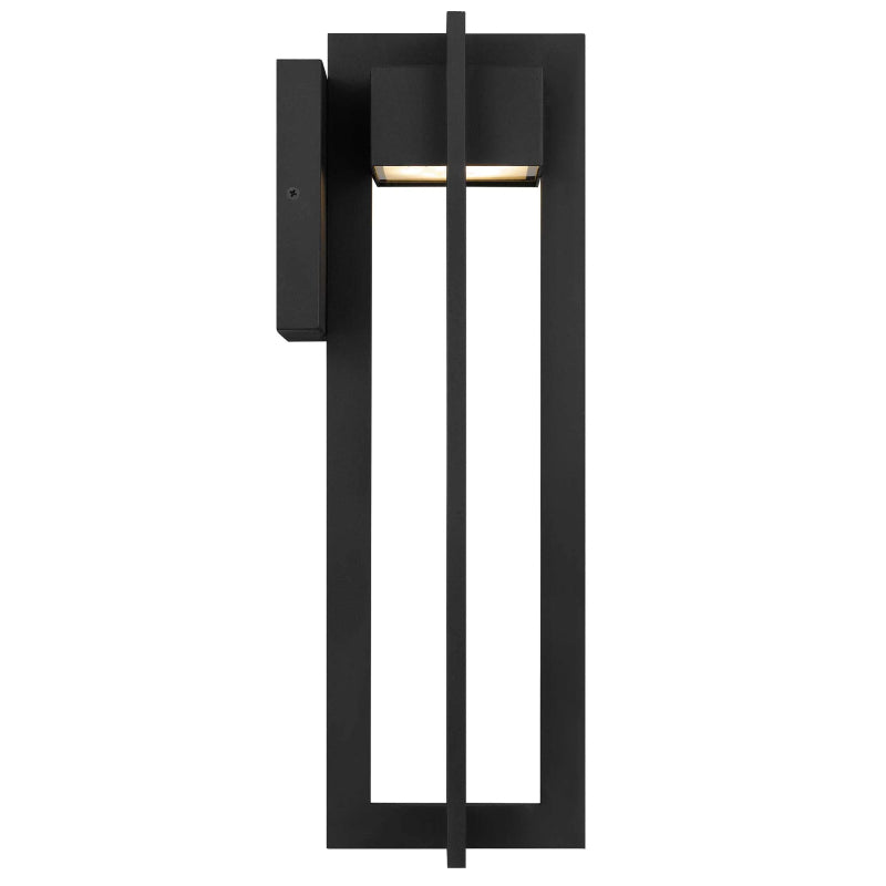Alteck Lighting AW0002-3CCT-W 4 Bar 1-lt 18" Tall LED Outdoor Wall Sconce, 3CCT Selectable