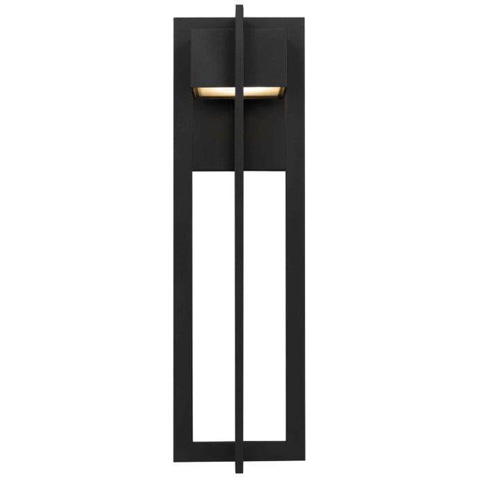 Alteck Lighting AW0004-3CCT-W 4 Bar 1-lt 23" Tall LED Outdoor Wall Sconce, 3CCT Selectable
