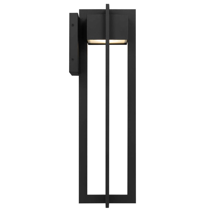 Alteck Lighting AW0004-3CCT-W 4 Bar 1-lt 23" Tall LED Outdoor Wall Sconce, 3CCT Selectable