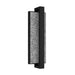 Alteck Lighting AW0005-3CCT-W Seafoam 1-lt 19" Tall LED Outdoor Wall Sconce, 3CCT Selectable
