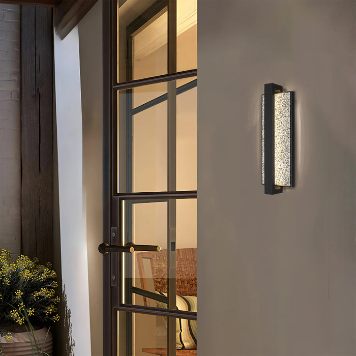 Alteck Lighting AW0005-3CCT-W Seafoam 1-lt 19" Tall LED Outdoor Wall Sconce, 3CCT Selectable