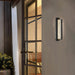 Alteck Lighting AW0005-3CCT-W Seafoam 1-lt 19" Tall LED Outdoor Wall Sconce, 3CCT Selectable