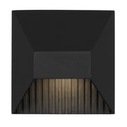 Alteck Lighting AW0008-3CCT-W Ribbed 1-lt 5" LED Outdoor Wall Sconce, 3CCT Selectable