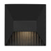 Alteck Lighting AW0008-3CCT-W Ribbed 1-lt 5" LED Outdoor Wall Sconce, 3CCT Selectable
