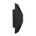 Alteck Lighting AW0009-3CCT-W Ribbed 1-lt 12" Tall LED Outdoor Wall Sconce, 3CCT Selectable