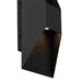 Alteck Lighting AW0009-3CCT-W Ribbed 1-lt 12" Tall LED Outdoor Wall Sconce, 3CCT Selectable