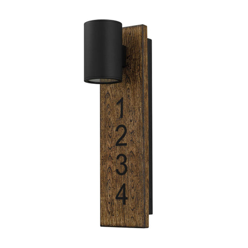 Alteck Lighting AW0010-3CCT-W Woodone 1-lt 19" Tall LED Outdoor Wall Sconce, 3CCT Selectable