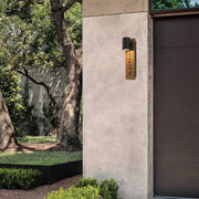 Alteck Lighting AW0010-3CCT-W Woodone 1-lt 19" Tall LED Outdoor Wall Sconce, 3CCT Selectable
