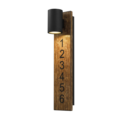 Alteck Lighting AW0011-3CCT-W Woodone 1-lt 26" Tall LED Outdoor Wall Sconce, 3CCT Selectable