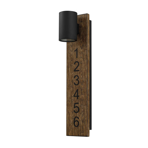 Alteck Lighting AW0011-3CCT-W Woodone 1-lt 26" Tall LED Outdoor Wall Sconce, 3CCT Selectable