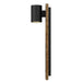 Alteck Lighting AW0011-3CCT-W Woodone 1-lt 26" Tall LED Outdoor Wall Sconce, 3CCT Selectable