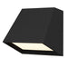 Alteck Lighting AW0026-3CCT-W Fillet 1-lt 6" LED Outdoor Wall Sconce, 3CCT Selectable