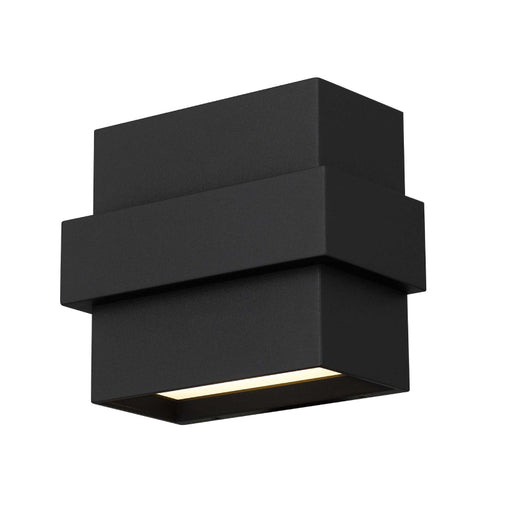 Alteck Lighting AW0027-3CCT-W Summit 1-lt 6" LED Outdoor Wall Sconce, 3CCT Selectable
