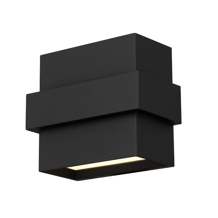 Alteck Lighting AW0027-3CCT-W Summit 1-lt 6" LED Outdoor Wall Sconce, 3CCT Selectable