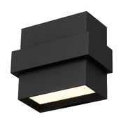Alteck Lighting AW0027-3CCT-W Summit 1-lt 6" LED Outdoor Wall Sconce, 3CCT Selectable