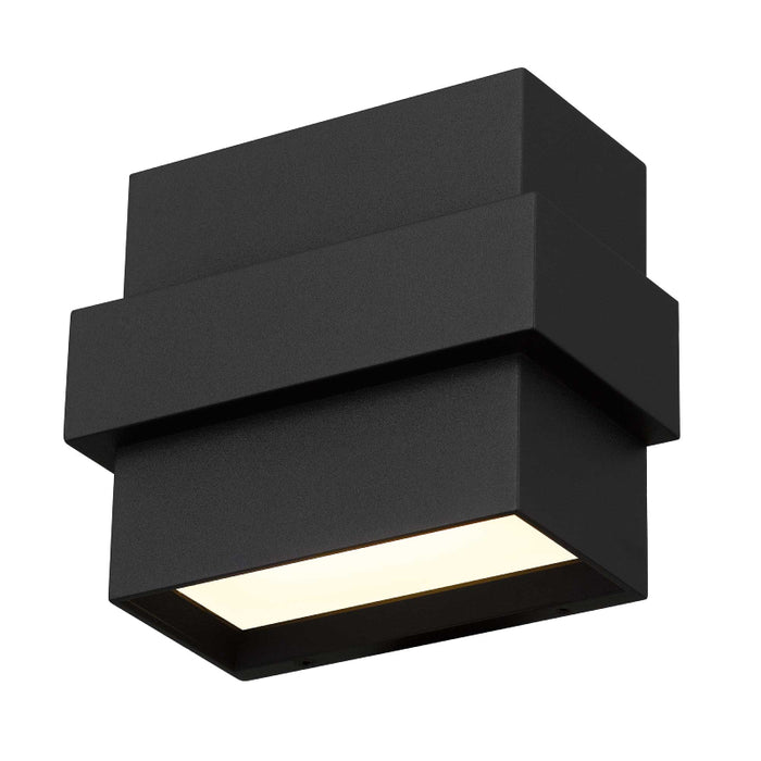 Alteck Lighting AW0027-3CCT-W Summit 1-lt 6" LED Outdoor Wall Sconce, 3CCT Selectable