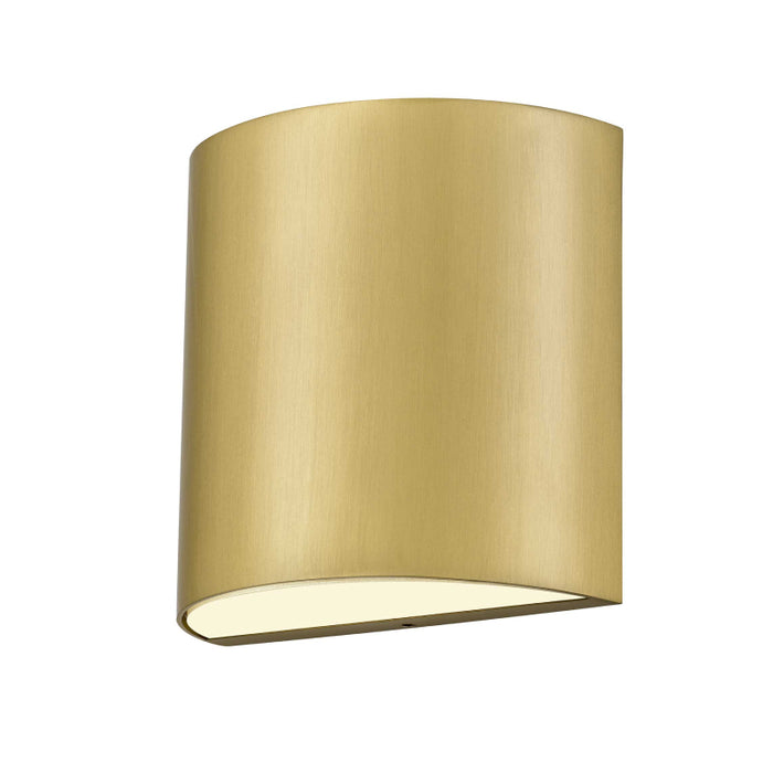 Alteck Lighting AW0028-3CCT-W Veil 1-lt 5" LED Outdoor Wall Sconce, 3CCT Selectable