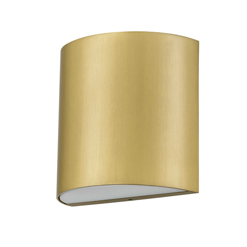Alteck Lighting AW0028-3CCT-W Veil 1-lt 5" LED Outdoor Wall Sconce, 3CCT Selectable