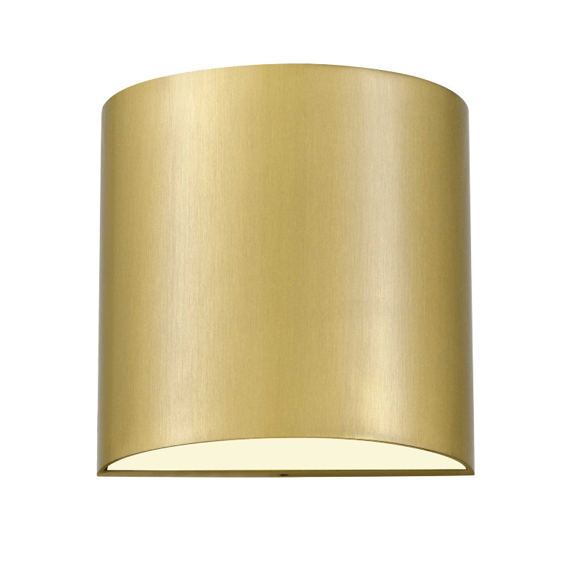 Alteck Lighting AW0028-3CCT-W Veil 1-lt 5" LED Outdoor Wall Sconce, 3CCT Selectable