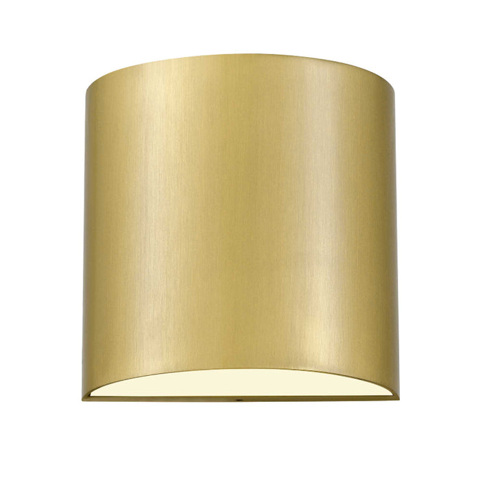 Alteck Lighting AW0028-3CCT-W Veil 1-lt 5" LED Outdoor Wall Sconce, 3CCT Selectable