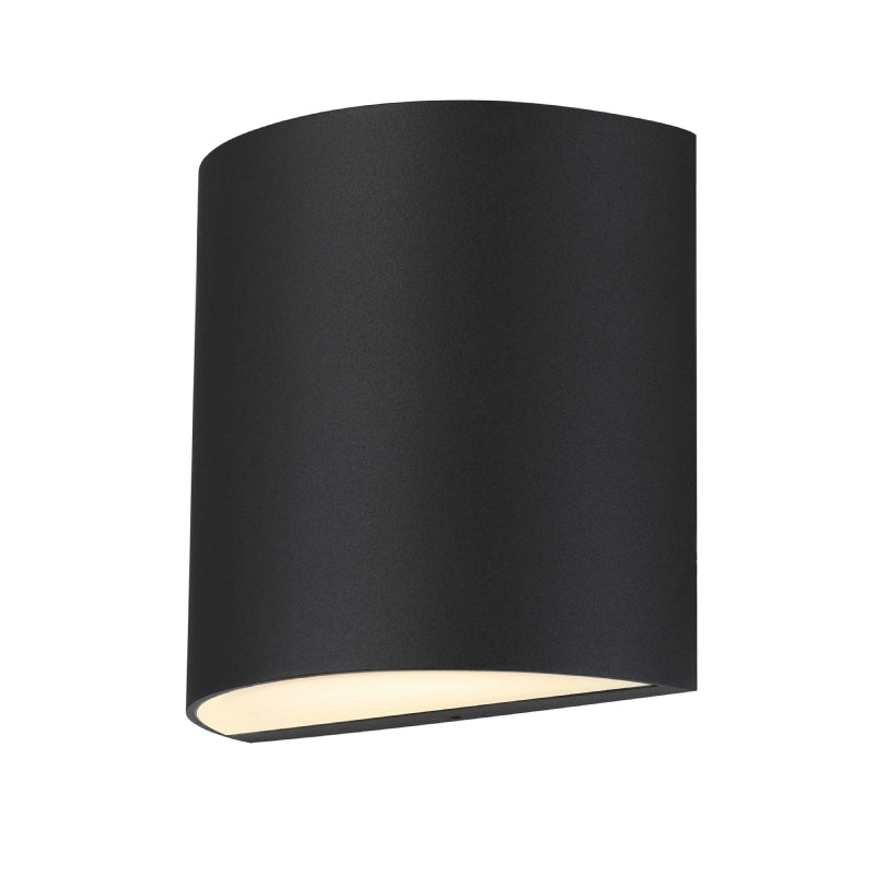 Alteck Lighting AW0028-3CCT-W Veil 1-lt 5" LED Outdoor Wall Sconce, 3CCT Selectable