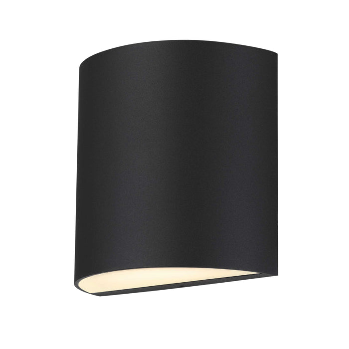 Alteck Lighting AW0028-3CCT-W Veil 1-lt 5" LED Outdoor Wall Sconce, 3CCT Selectable