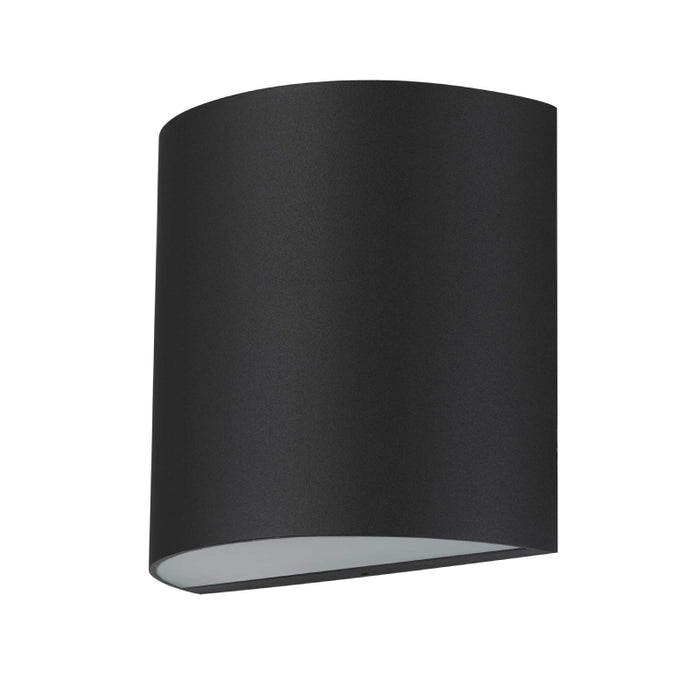Alteck Lighting AW0028-3CCT-W Veil 1-lt 5" LED Outdoor Wall Sconce, 3CCT Selectable