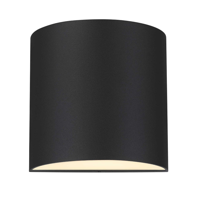 Alteck Lighting AW0028-3CCT-W Veil 1-lt 5" LED Outdoor Wall Sconce, 3CCT Selectable